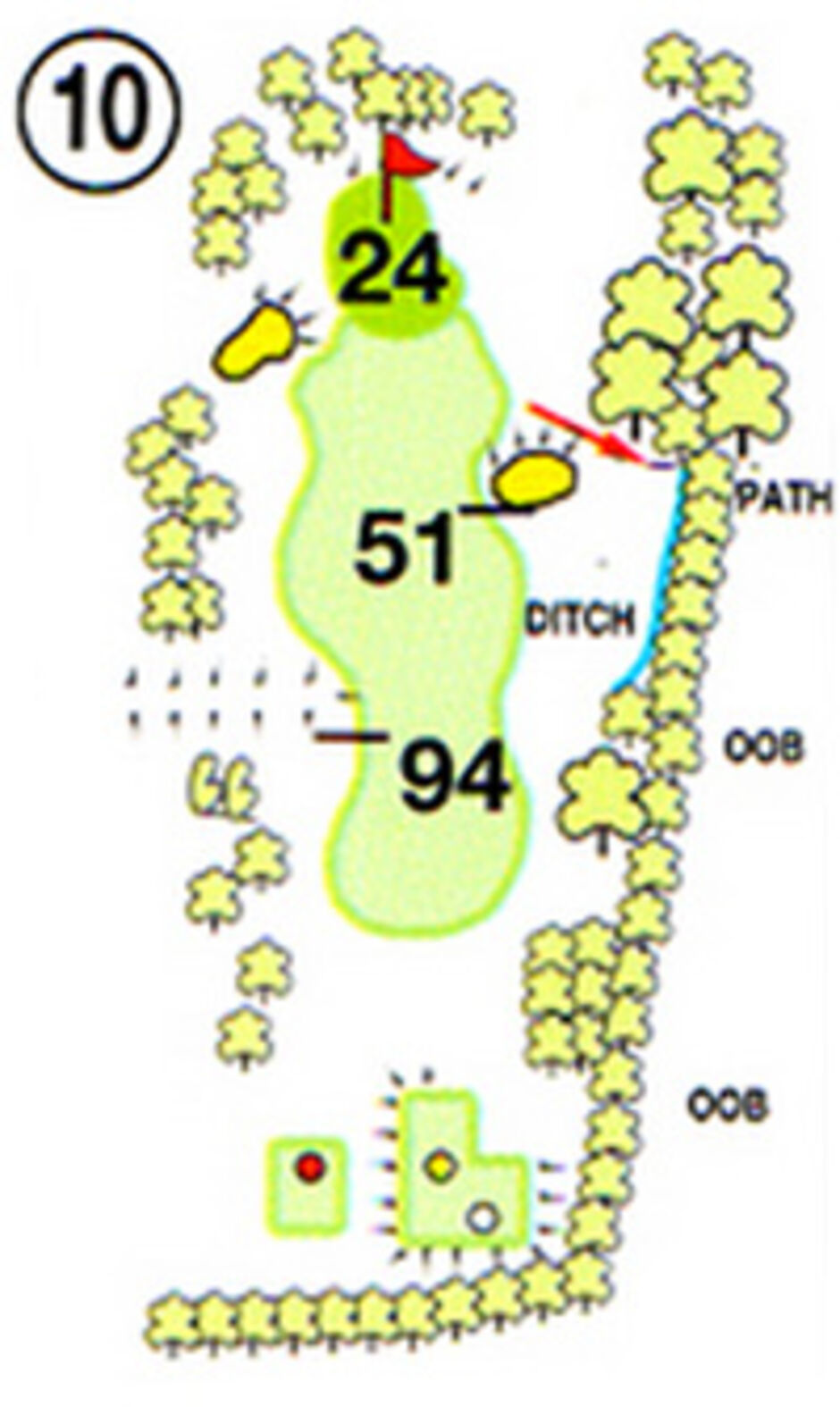 Hole 10 Map