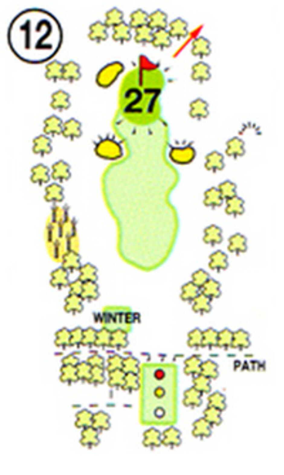 Hole 12 Map