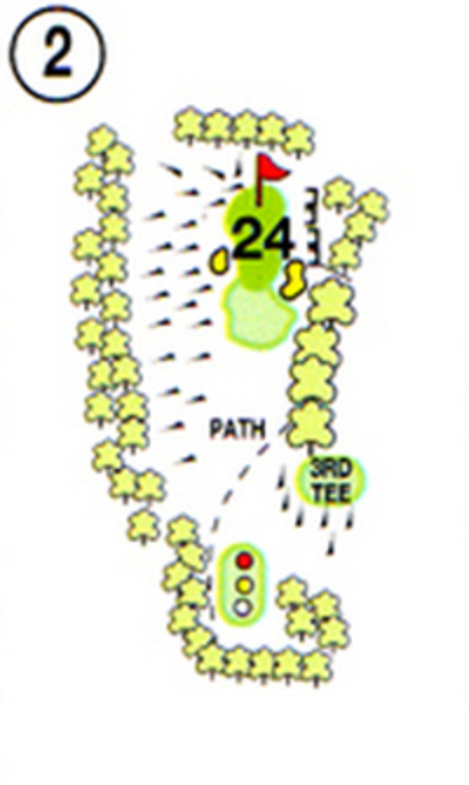 Hole 2 Map