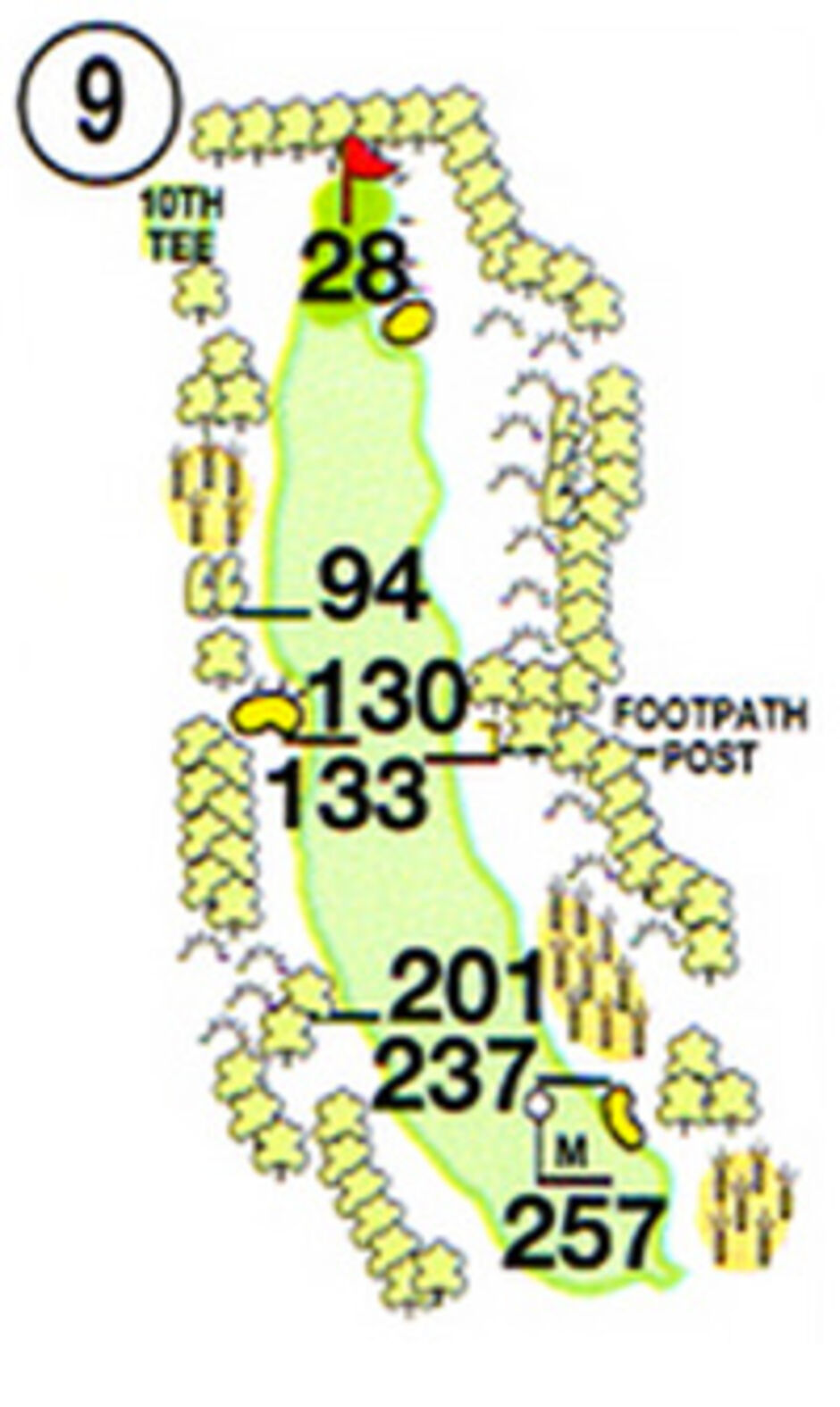 Hole 9 Map